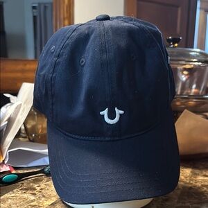 True Religion Dark Blue Cap with Logo